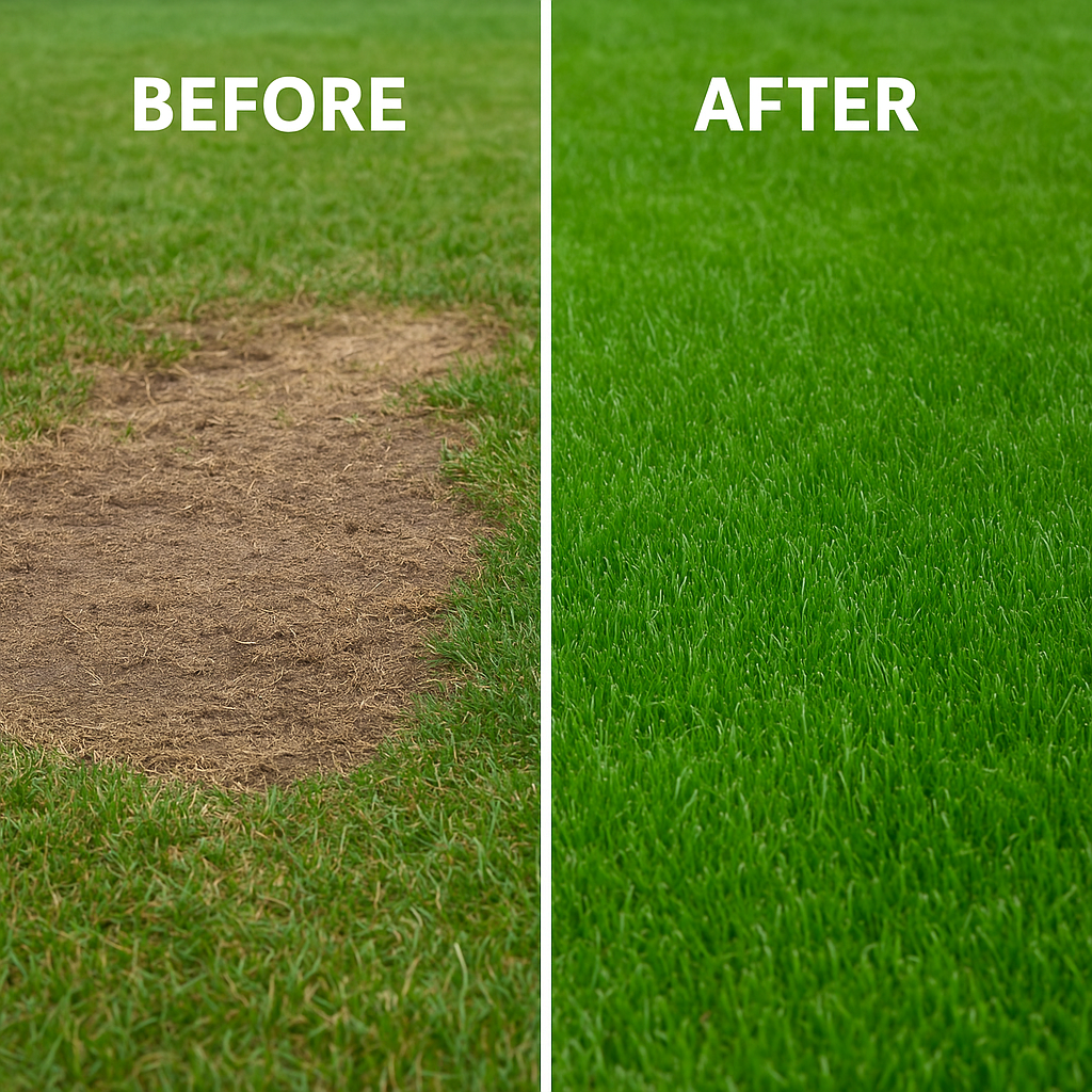 GrassPatch™ - Patch Up Dead Grass – Instantly and Effortlessly!