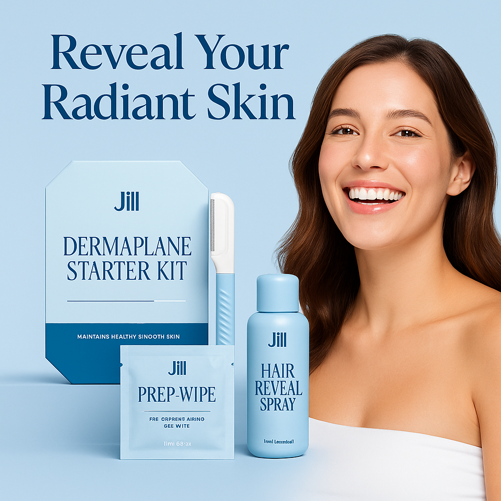 DermaFlow 3-Step Dermaplaning Kit w/ Hair Reveal Spray™