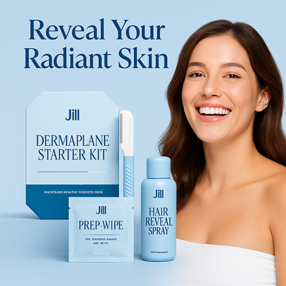 DermaFlow 3-Step Dermaplaning Kit w/ Hair Reveal Spray™